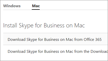 skype enterprise for mac meetings